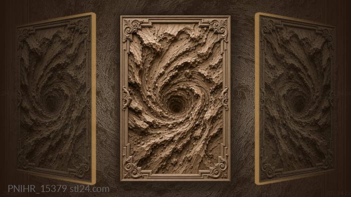 Earth vortex dramatic descent chaos 3d STL model