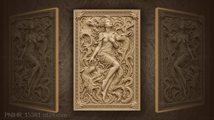 Flowing figures and animal spirits 3d STL model