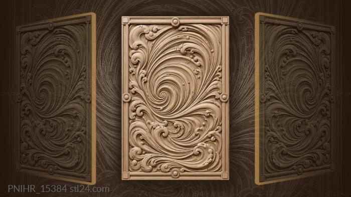 Flowing waves abstract dynamic design 3d STL model