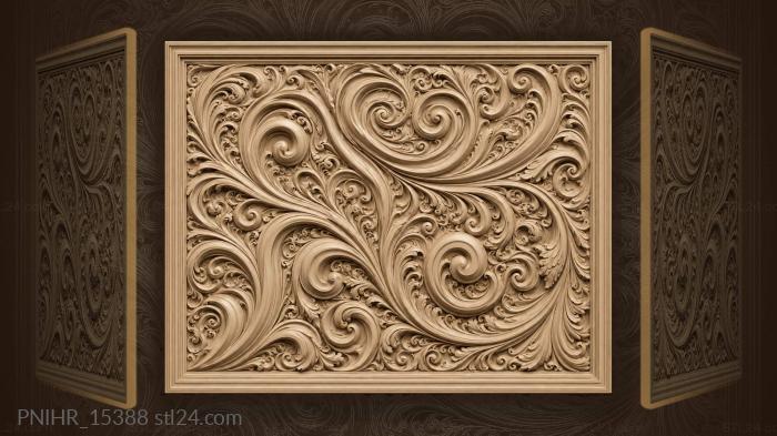 Flowing waves and winding vines 3d STL model