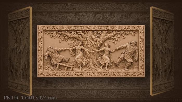 Smith stumbles during the village dance 3d STL model