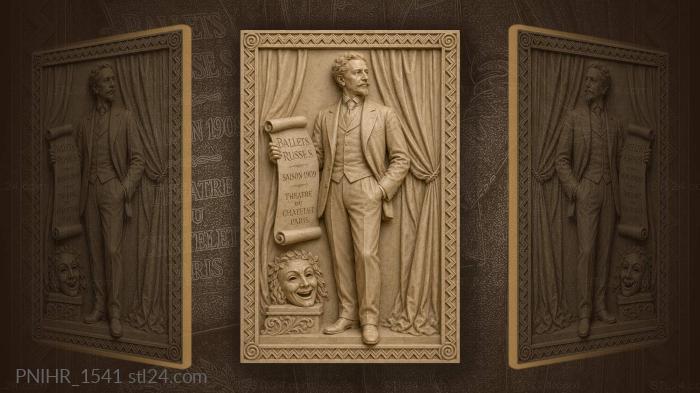 Russian ballet season paris 1909 3d STL model