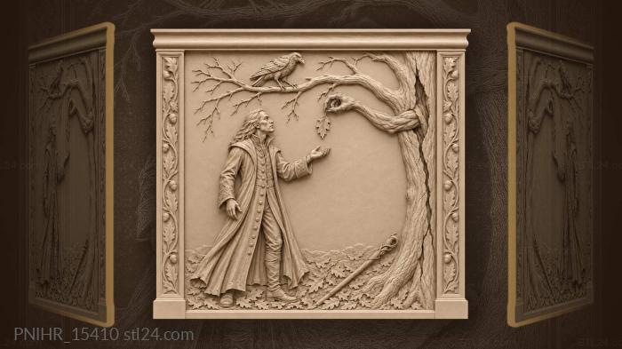 Claws steal the leaf from the sorcerer 3d STL model