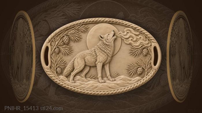 Frozen breath streaming from the muzzle 3d STL model