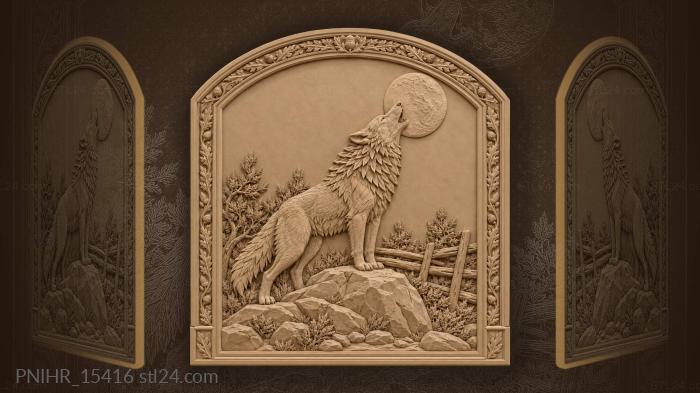 Bristling ruff beside the juniper fence 3d STL model
