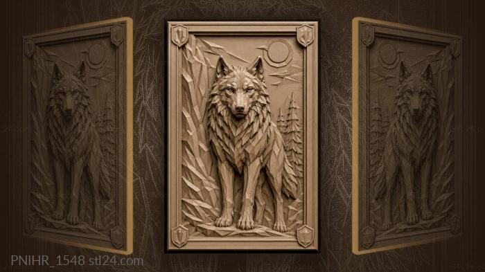 Beast assembled from many sharp facets 3d STL model