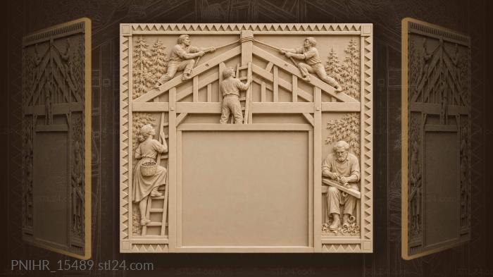 Rural life building traditions 3d STL model