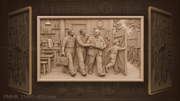 Farewell to the master craftsman 3d STL model
