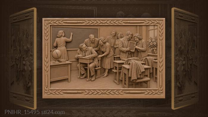 School reunion nostalgic memories laughter 3d STL model