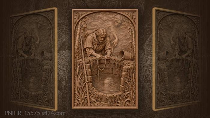 Well spirit traveller misty figure 3d STL model
