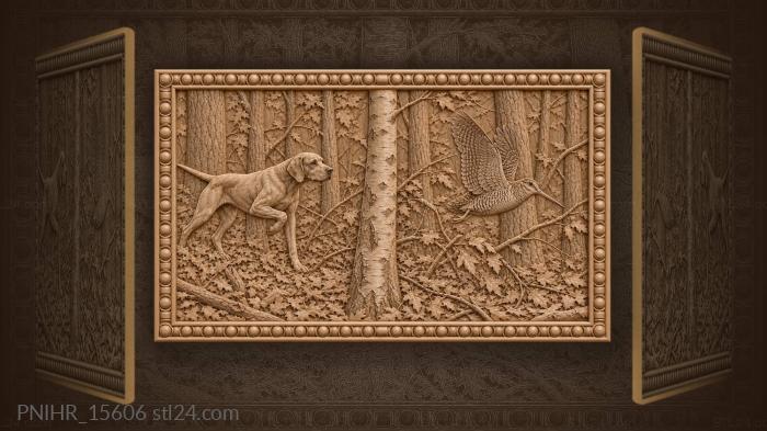 Woodcock breaks low past the pointer 3d STL model