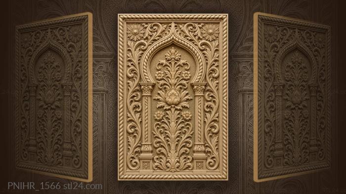 Floral arch with rope frame 3d STL model