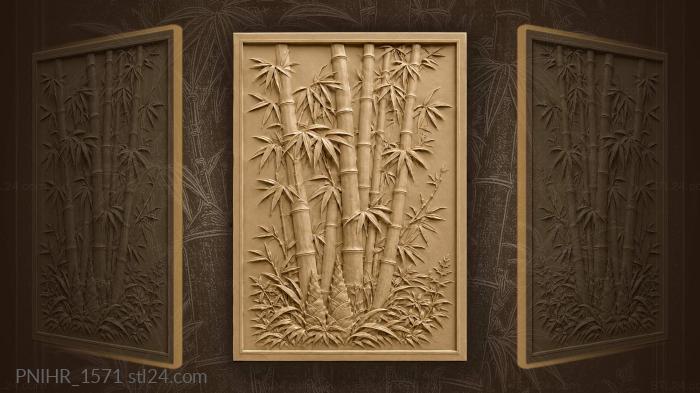 Gentle bamboo forest serenity 3d STL model