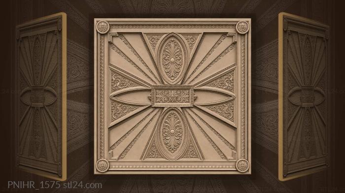 Abstract oval starburst symmetrical design 3d STL model