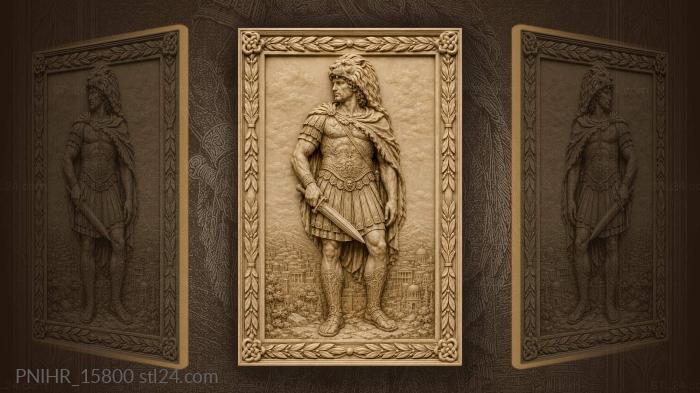 Lion helm above the town houses 3d STL model