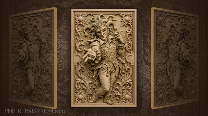 Green hair and a masked player 3d STL model