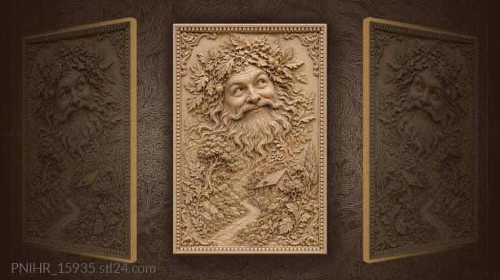 Forest king and hidden cottage 3d STL model