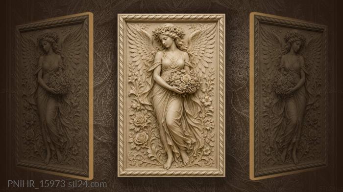 Floral wings and gentle beauty 3d STL model