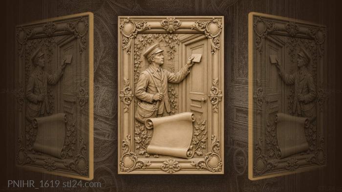 Ancient post delivery message revealed 3d STL model