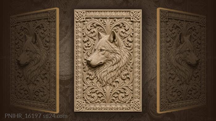 Acanthus scrolls wrapping a predator head 3d STL model