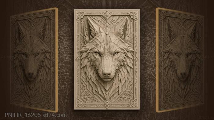 Wolf neck rising past the edge 3d STL model