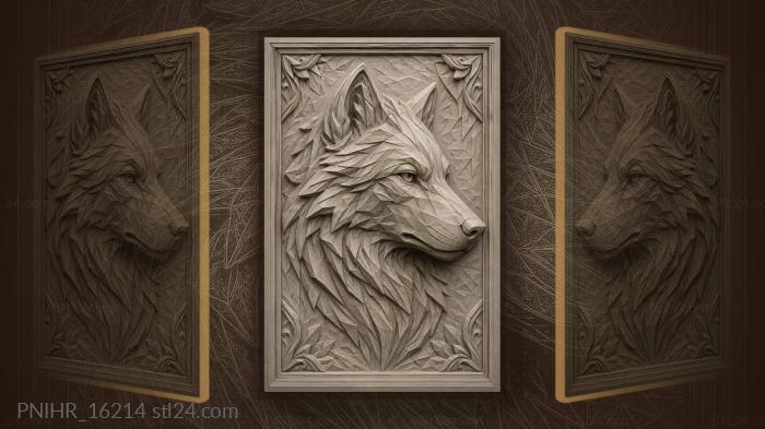 Seasoned wolf advances from darkness 3d STL model