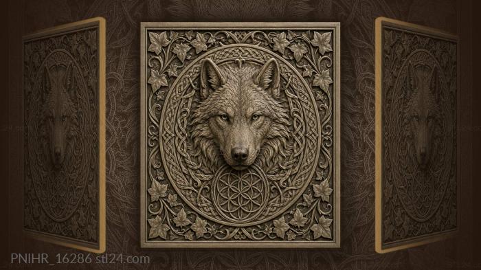 Seed of life within knotwork 3d STL model