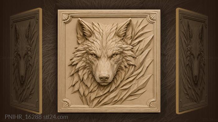 Fur built from angular wedges 3d STL model