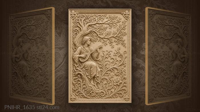 Tree of life with musician 3d STL model