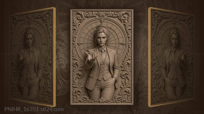 Inviting hand beside the roulette 3d STL model