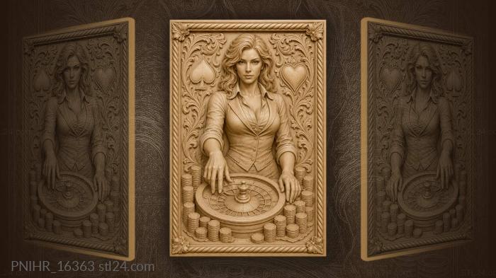 Wheel before her between two suits 3d STL model