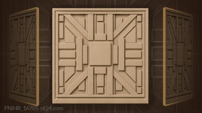 Geometric layers balanced abstraction 3d STL model