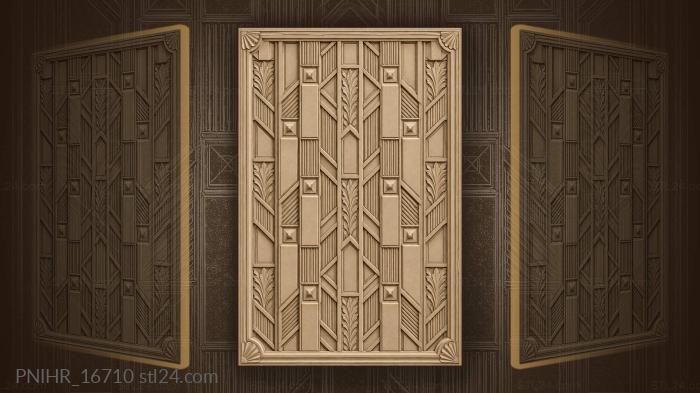 Geometric blocks modern abstract design 3d STL model