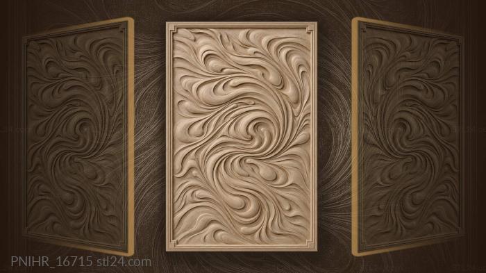 Flowing shapes abstract dynamic design 3d STL model