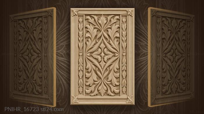 Interwoven leaves diamond symmetry design 3d STL model