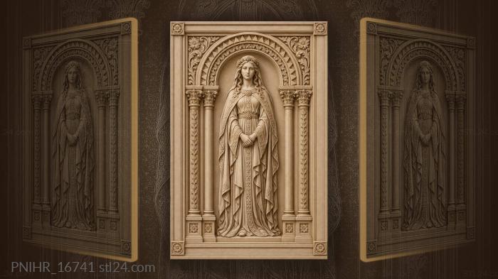Sentinel guards the doorway beneath patterned arches 3d STL model