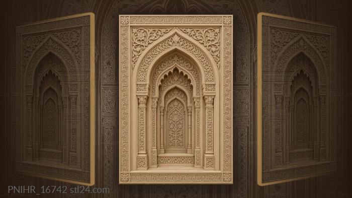 Archway with receding niches 3d STL model