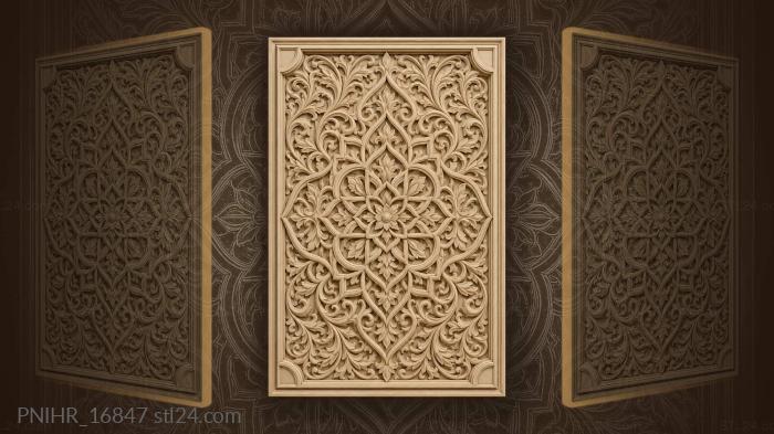 Floral core buried in dense vines 3d STL model
