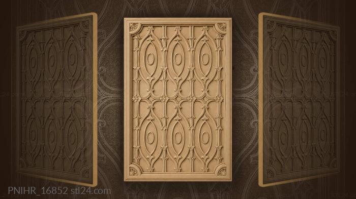 Long ovals linked by straight lines 3d STL model