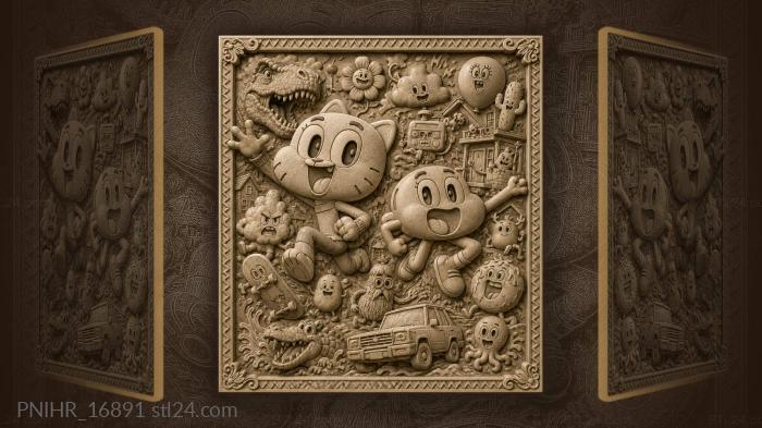 Gumball and darwin playful adventure 3d STL model