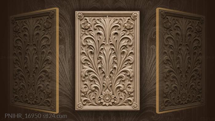 Long leaves fanning upward 3d STL model