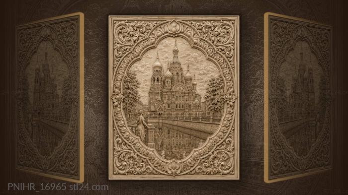 Savior church riverside reflection beauty 3d STL model