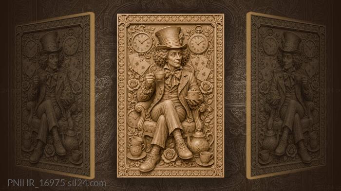 Mad hatter’s whimsical tea party 3d STL model