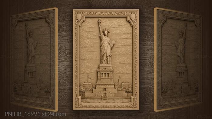 Liberty illuminating the world freedom 3d STL model
