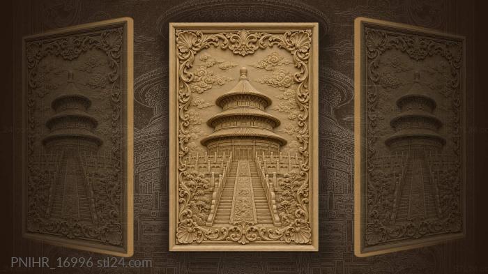 Heavenly temple majestic circular architecture 3d STL model
