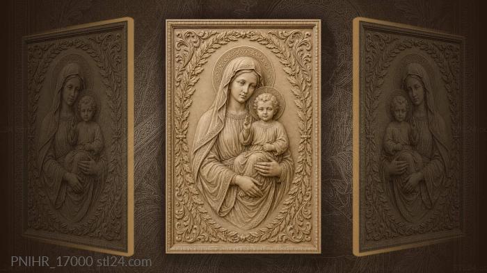 Infant gives a blessing from her arms 3d STL model