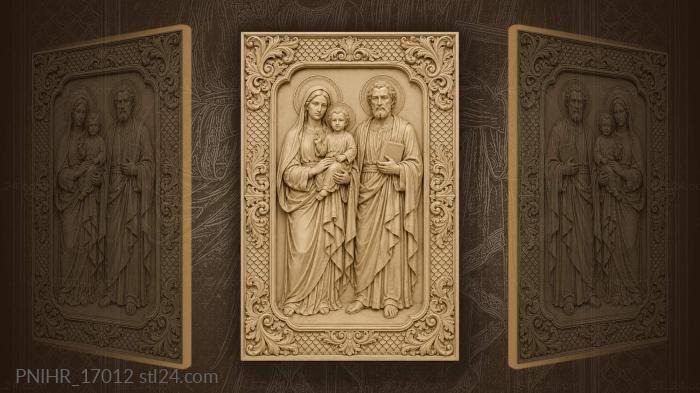 Man with a book standing at her side 3d STL model