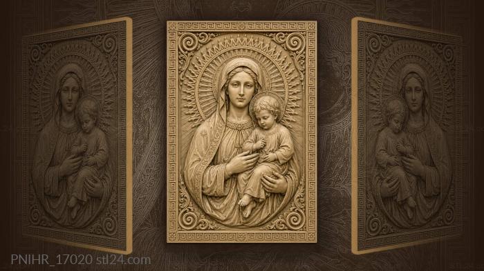 Babe looks down from cradling arms 3d STL model