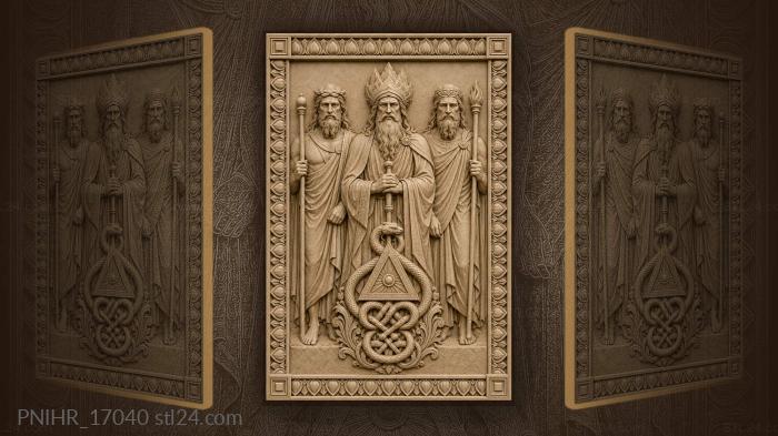 Mountain headdress three wise men 3d STL model