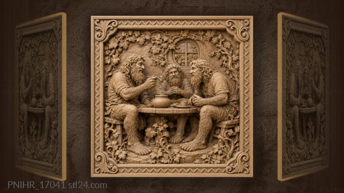 Cozy gathering with pipe and tea 3d STL model